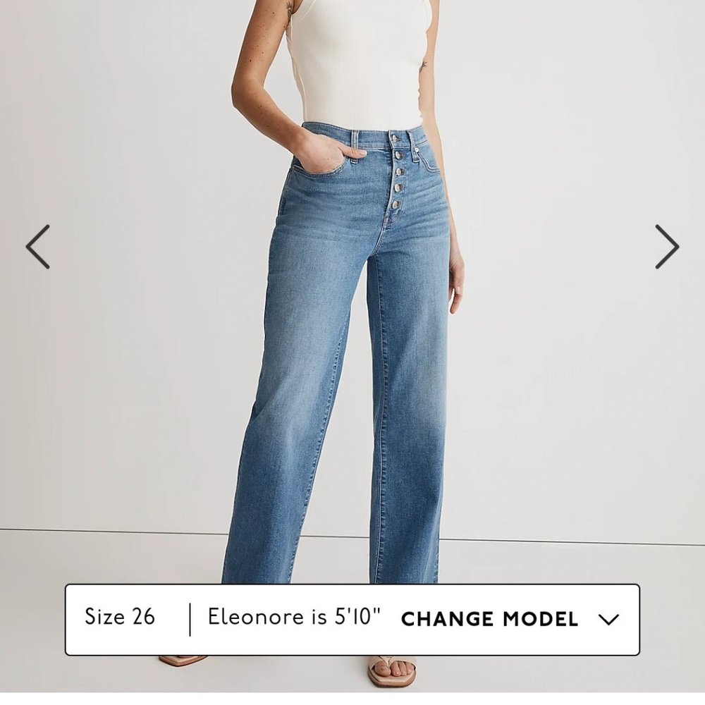 Brand new with tags Perfect Vintage wideleg jeans